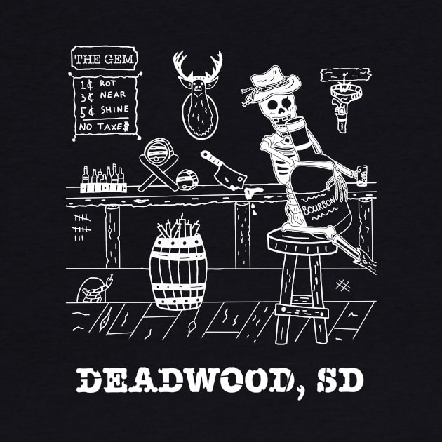 Deadwood Bar Skeleton by Rezolutioner